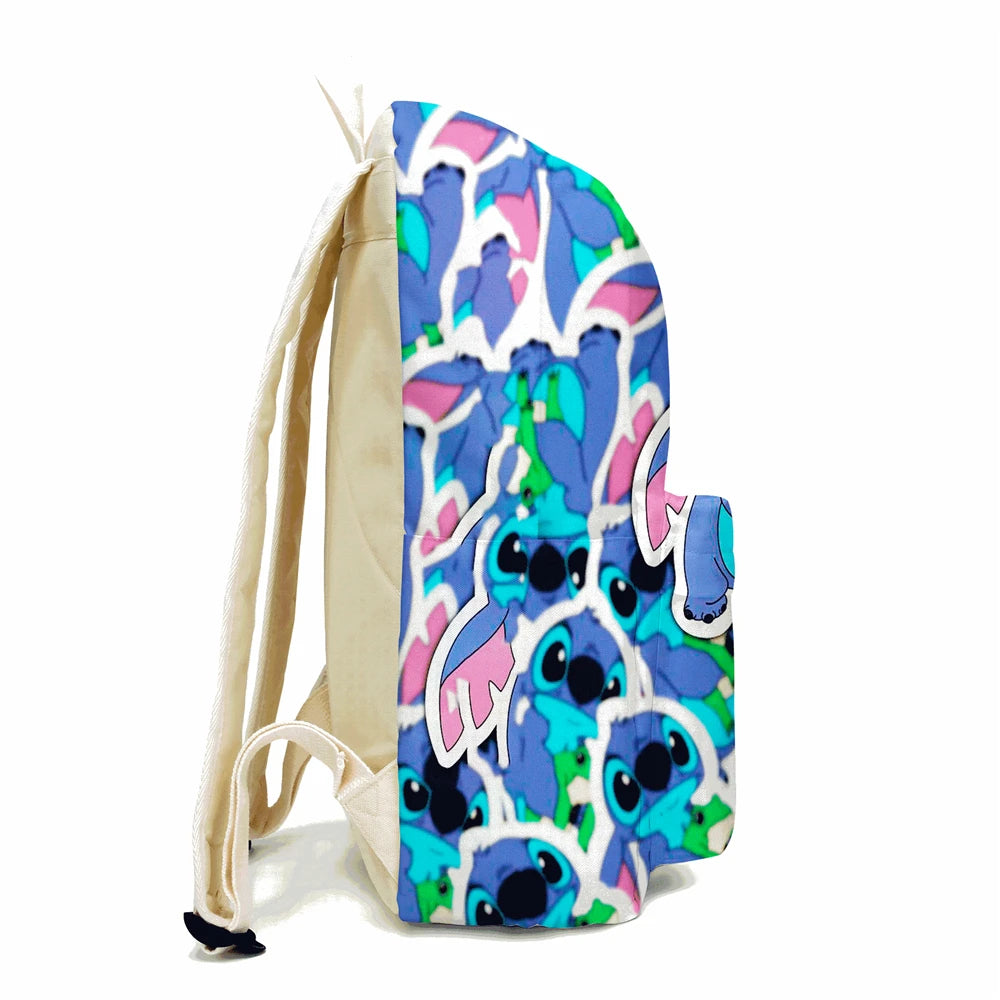 MINISO Lilo & Stitch Angel Cosplay Costume Backpack Computer School Bag Xmas Gift