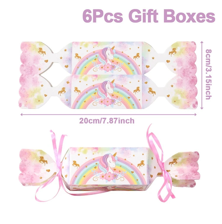 Unicorn Party Supplies Rainbow Unicorn Paper Plates Cups Napkin for Baby Shower First Girls Birthday Party Decorations