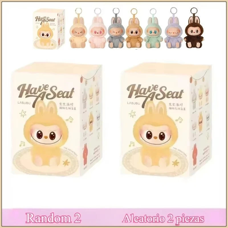 New Labubu Have A Seat Series BIG INTO ENERGY PVC Pendant Doll Model Kawaii The Monsters Blind Box Gift Labubu Macaron 3rd