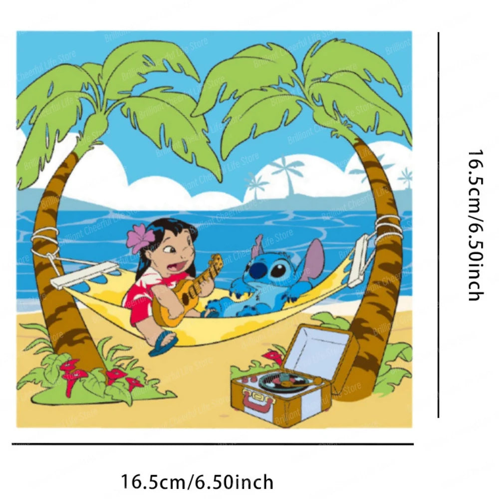 Lilo & Stitch Party Print Napkins Stitch Angle Theme Dinner Napkin Tissue for Baby Shower Kids Boy Girl Birthday Party Supplies