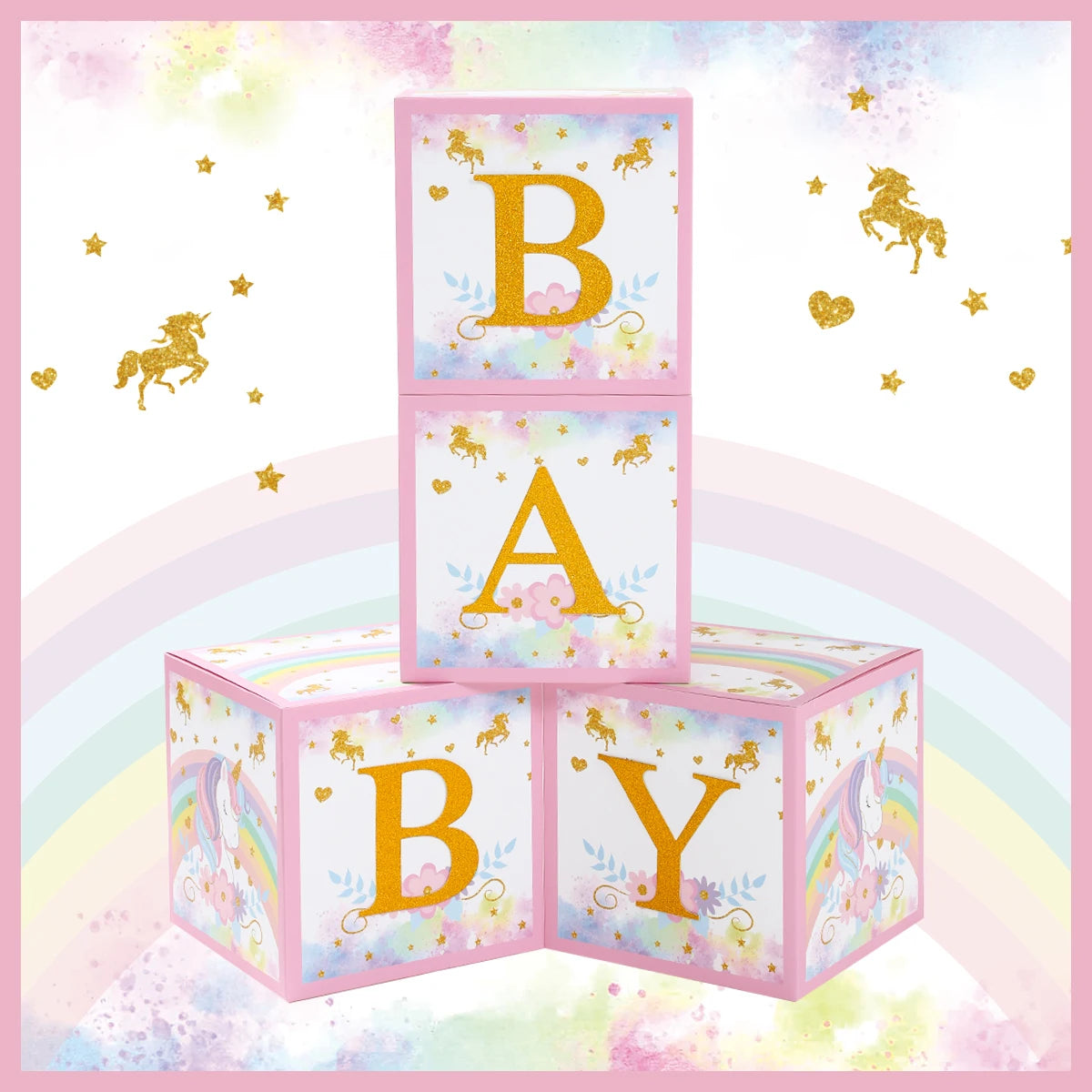 Rainbow Unicorn Disposable Tableware Happy 1st Birthday Party Decorations Kids Favors Gifts Unicorn Baby Shower Girls Supplies