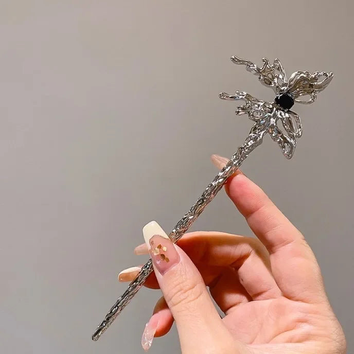 Chinese Style Tassel Hair Clip For Women Hair Stick Pins Flower Handmade Hairpins Charm Jewelry Accessories Hair Ornaments 머리핀