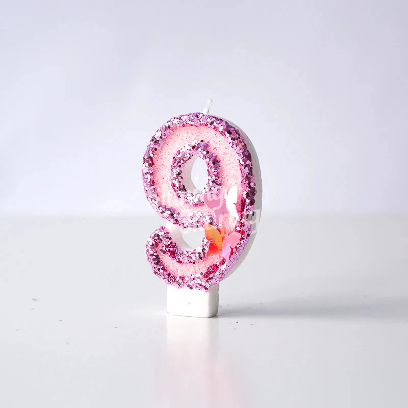 Sparklers Birthday Candle 1 Years Pink Unicorn Original Birthday Candles for Cake Blue Children's Birthday Candle