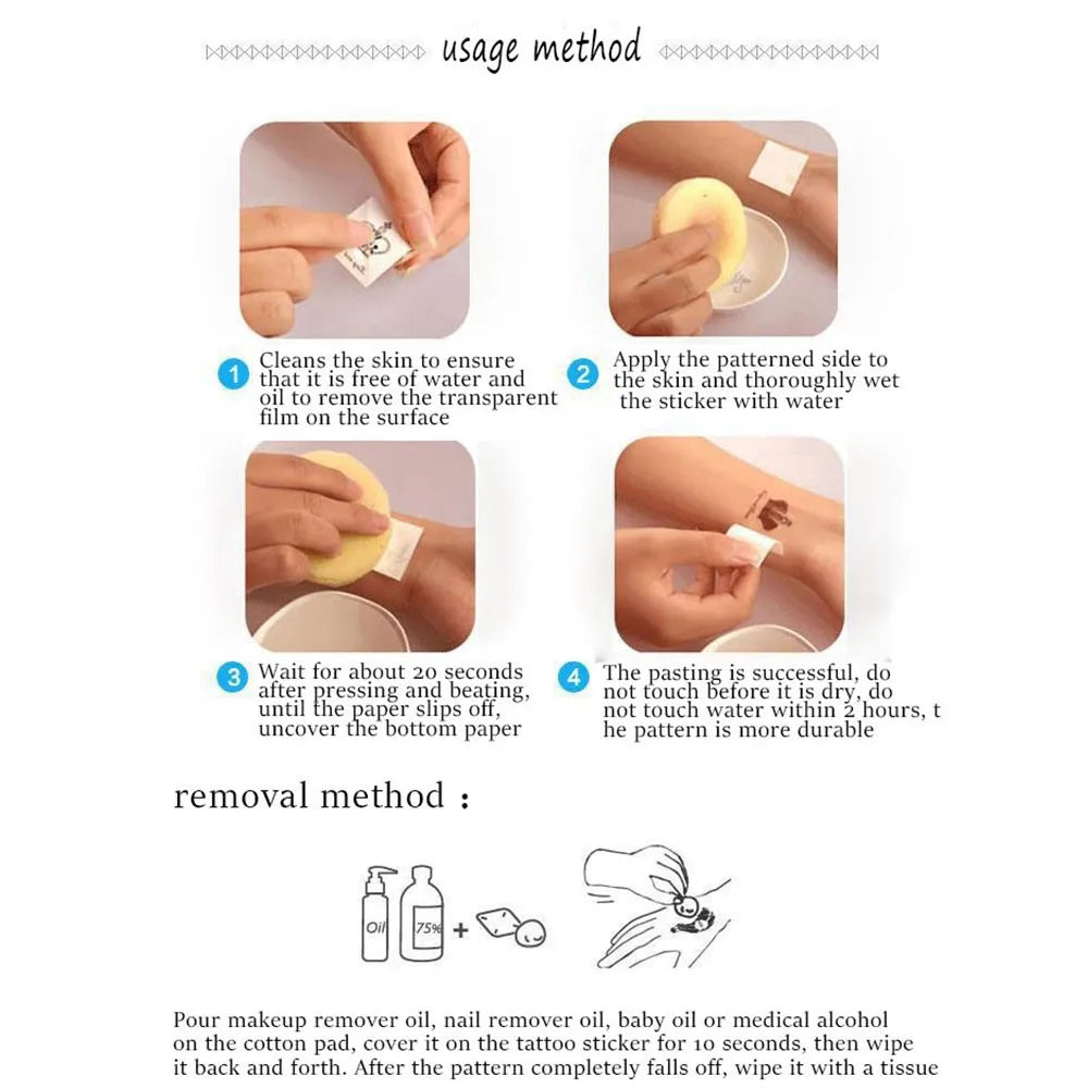 New Interstellar Baby Stitch Cartoon Tattoo Stickers Children Stitch Water Transfer Disposable Tattoo Stickers Toys Kawaii Gift