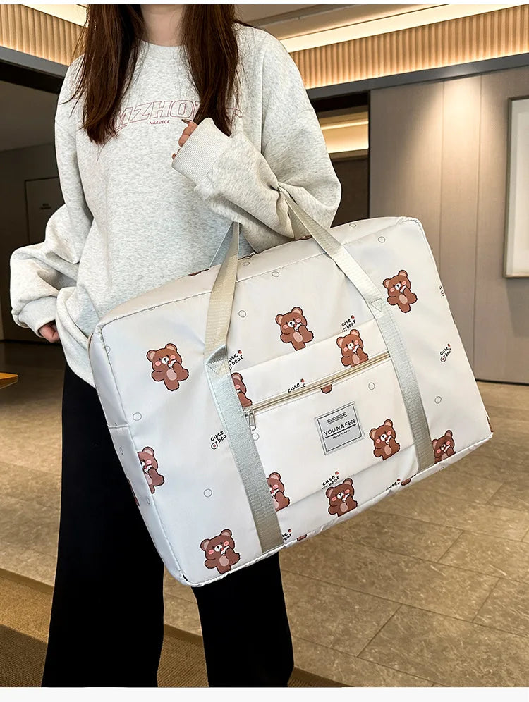 Large Capacity Travel Bag Portable Business Trip Light Portable Student Trolley Case Luggage Bag Maternity Storage Bag for Girls