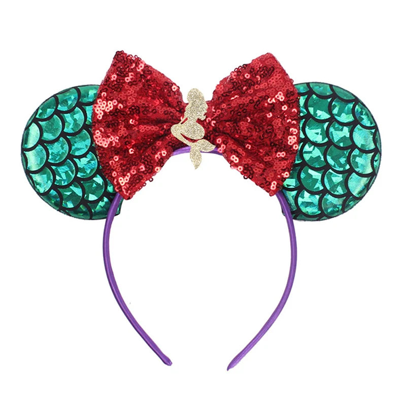 Mermaid Princess Girl Dress Movie Style Costume Kids Stage Costume Girls Fish Scale Decoration Sequins Big Bow Tutu Gown