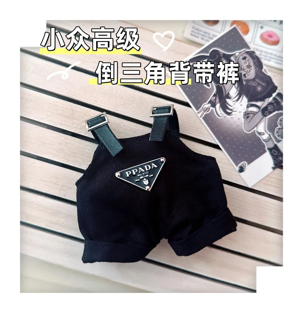 The first and second generations of Labubu only sell 17cm seated party clothes accessories inverted triangle workwear fashion