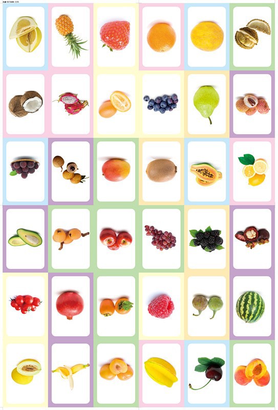 36Pcs Kids Cognition Card Shape Animal Color Teaching Baby English Learning Word Card Education Toys Montessori Material Gift