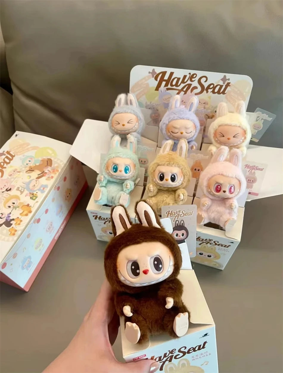 For Popmart Labubu The Monsters Serie Blind box Manga Figurine Collection Cute Doll Collect Desktop Decoration Birthday Gifts