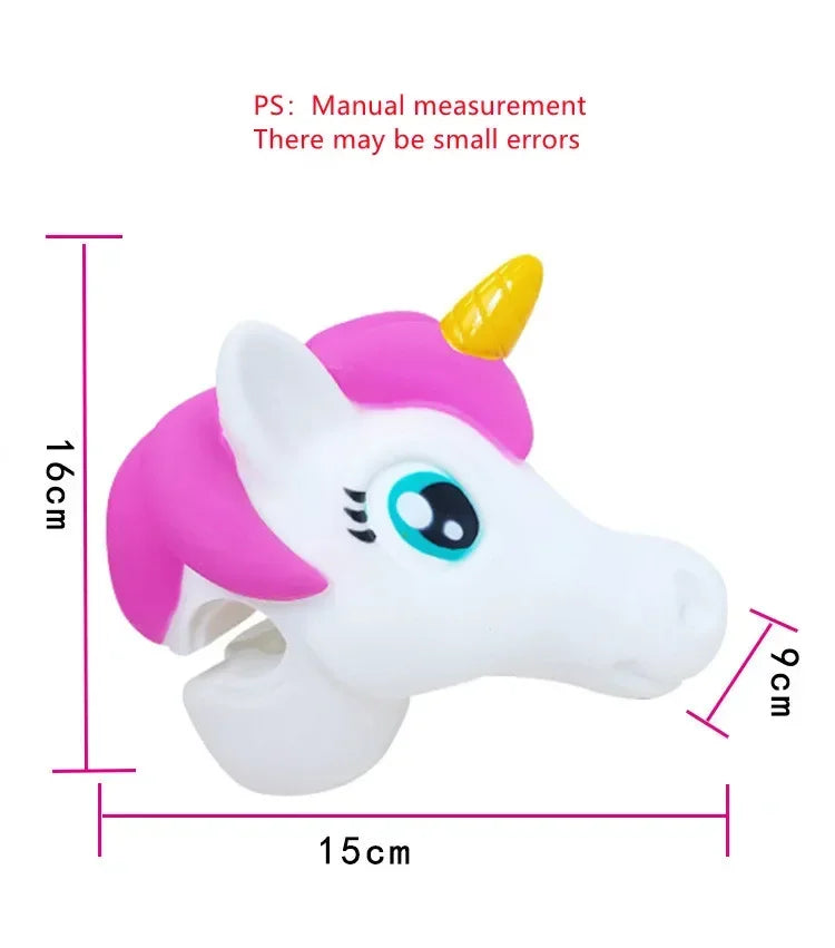 1PC Unicorn Scooter Handlebar for Children Bicycle Head Horse Toy Bicycle Scooter Bike Accessories Handlebar Kids Birthday Gifts