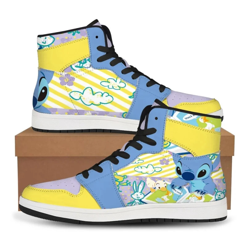 Lilo & Stitch Sneakers Kawaii Cartoon Stitch Shoes boys girls Little Monster Pattern Shoes Fashion Casual Sports Shoes