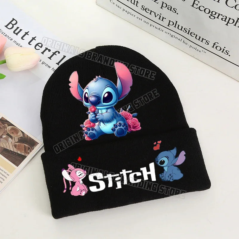 Stitch Winter Hats for Women Men Beanies Knitted Solid Cute Hat Girls Autumn Female Beanie Caps Warmer Bonnet Ladies Casual Cap