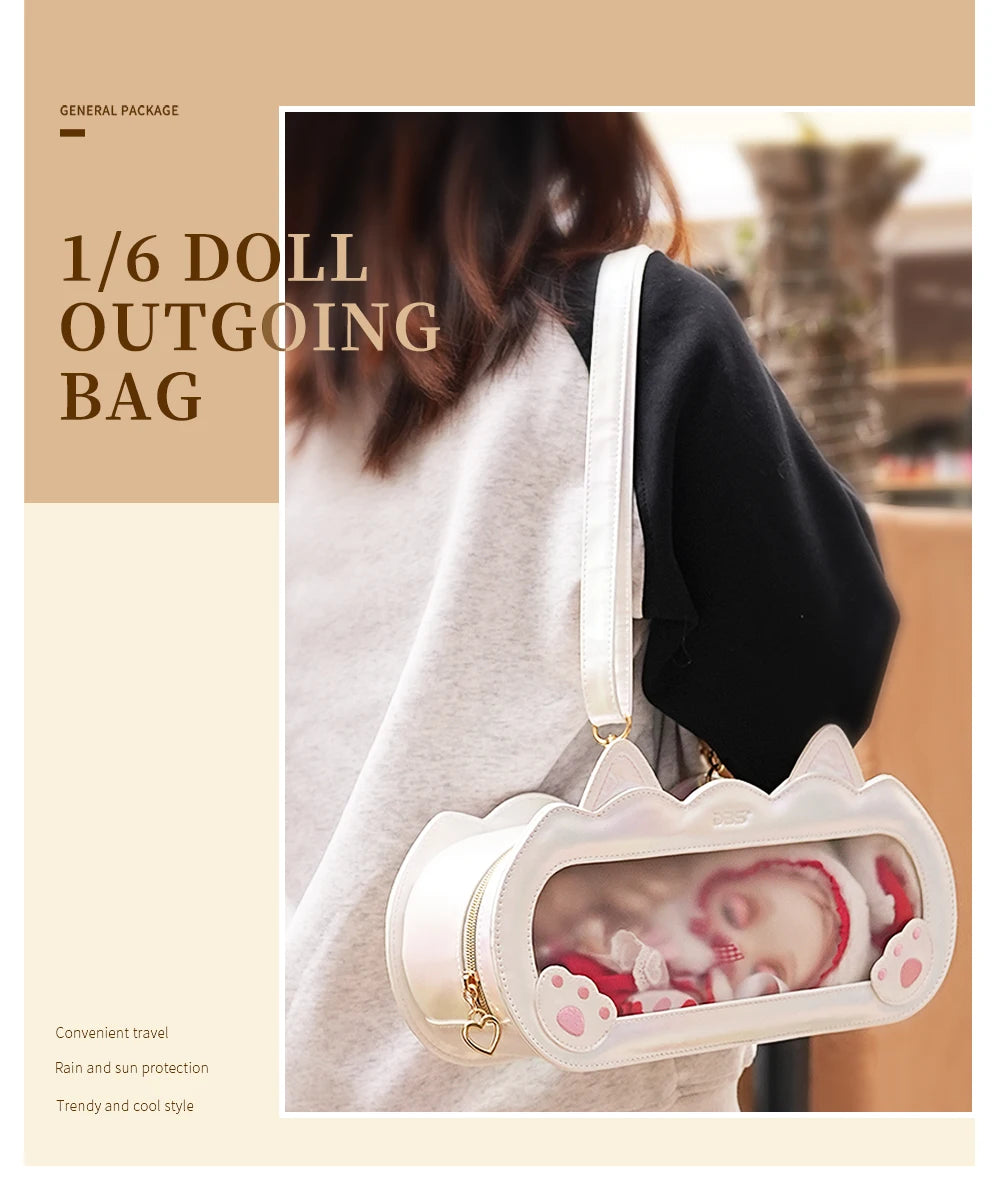 Go Out Bag for DBS blyth doll icy bjd toy sleepbag outgoing packet doll cover Pullip BB Girl