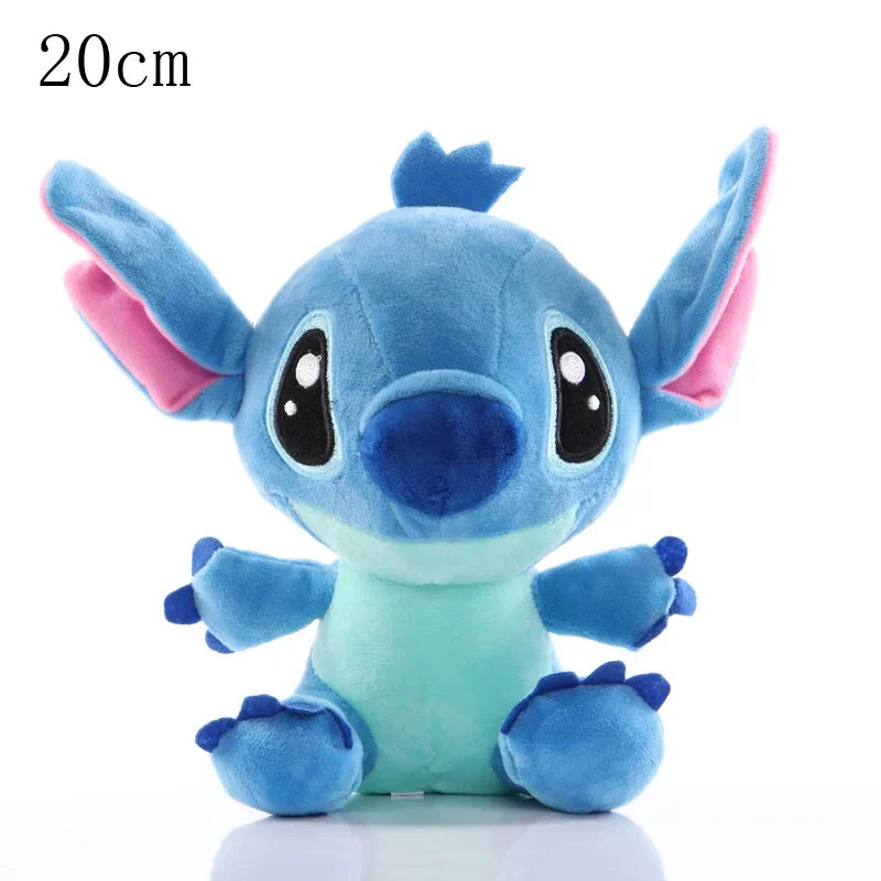 2024Disney 20cm Limited Edition Cloth Fleece Stich Colourful Stuffed Doll Cute Stitch Plush Anime Kid Birthday Gift Children Toy