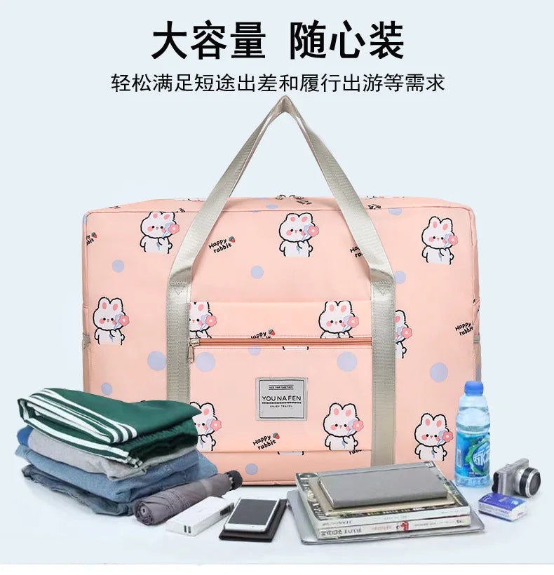 Large Capacity Travel Bag Portable Business Trip Light Portable Student Trolley Case Luggage Bag Maternity Storage Bag for Girls