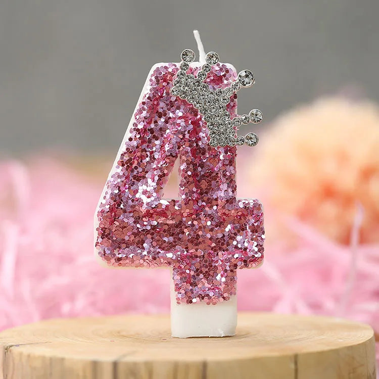 Sparklers Birthday Candle 1 Years Pink Unicorn Original Birthday Candles for Cake Blue Children's Birthday Candle