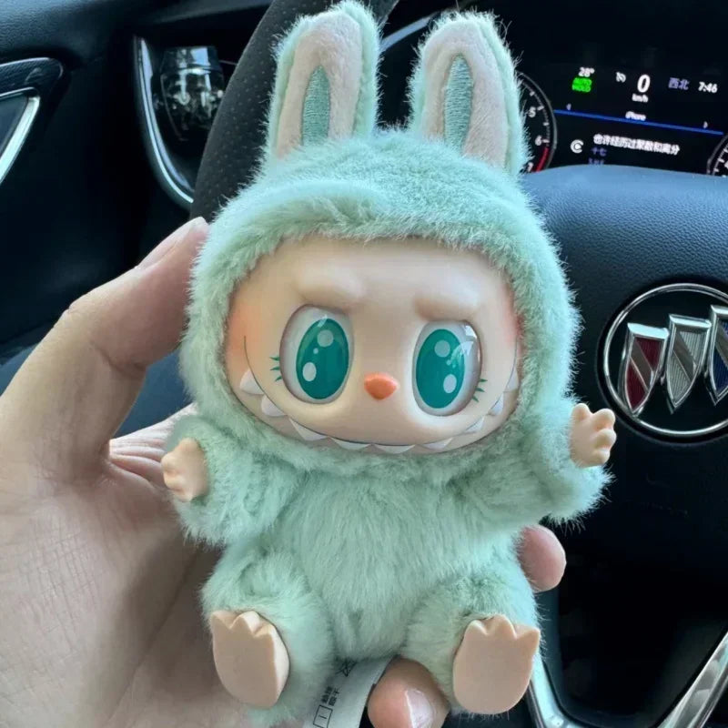 Macaron 2nd The Monsters Labubu Sitting Party Vinyl Plush Blind Box Decorative Surprise Box Doll Collection Decoration Gifts