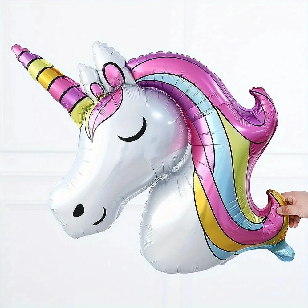 132Pcs Rainbow Unicorn Balloon Arch Flower Ring Set, Used for Summer Party Decoration and Birthday Party Decoration Supplies