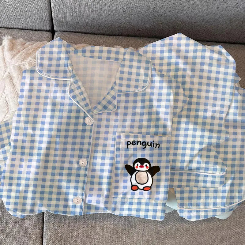 New Anime Sanrio Short Pajamas Hello Kitty Kuromi Kawaii Cartoon Loose Sleepwear Pajamas Sets Short Clothes Girl Birthday Gifts