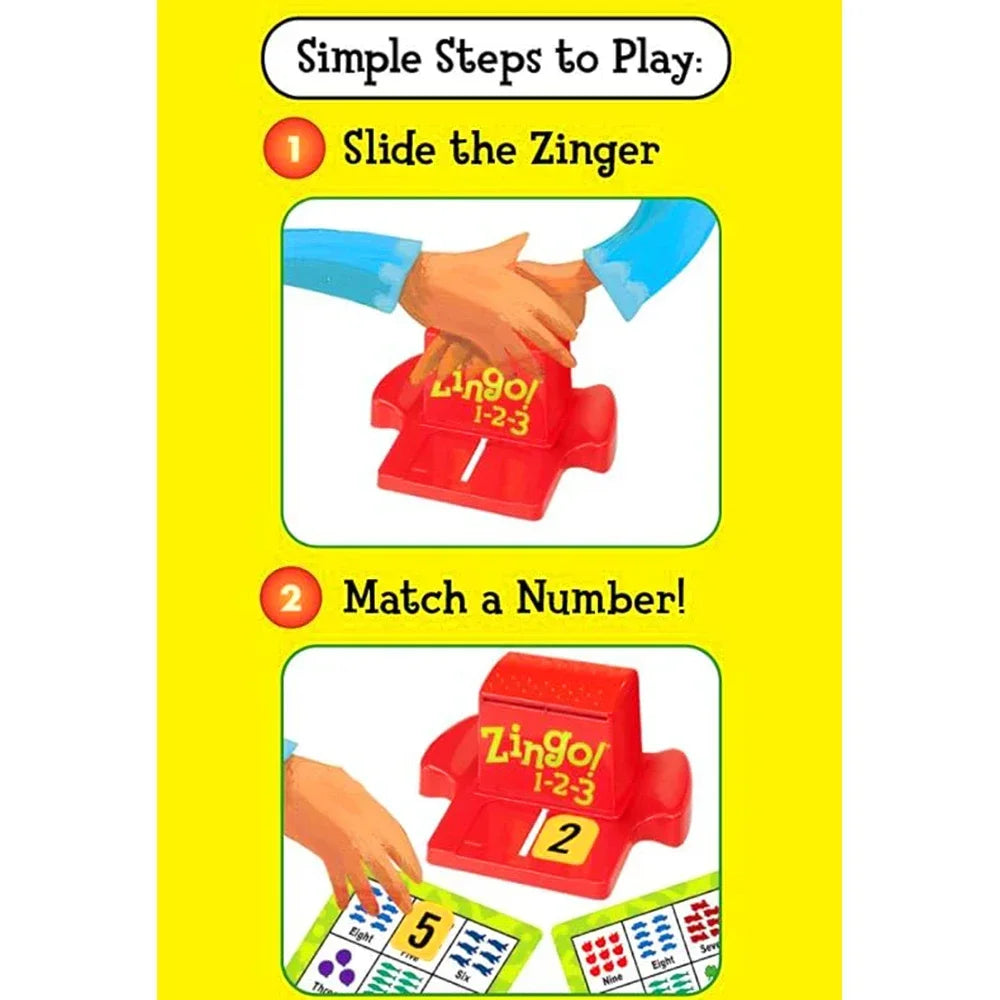Card Game for Kid Early Education Puzzle Children's Bingo  Age 4 and Up - One of The Most Popular Board Games