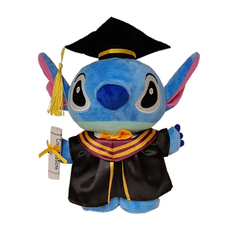 25cm Sanrio Stitch Hello Kitty Graduation Plush Toys Pochacco Soft Tuffed Animals Christmas Birthday Christmas Graduation Gifts