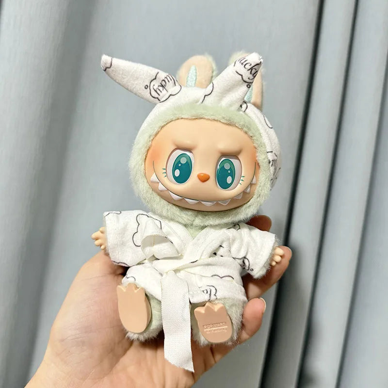 17cm Kawaii Plush Doll'S Clothes Outfit Accessories For Korea Kpop Exo Labubu Idol Dolls Pumpkin Set Clothing DIY Christmas Gift