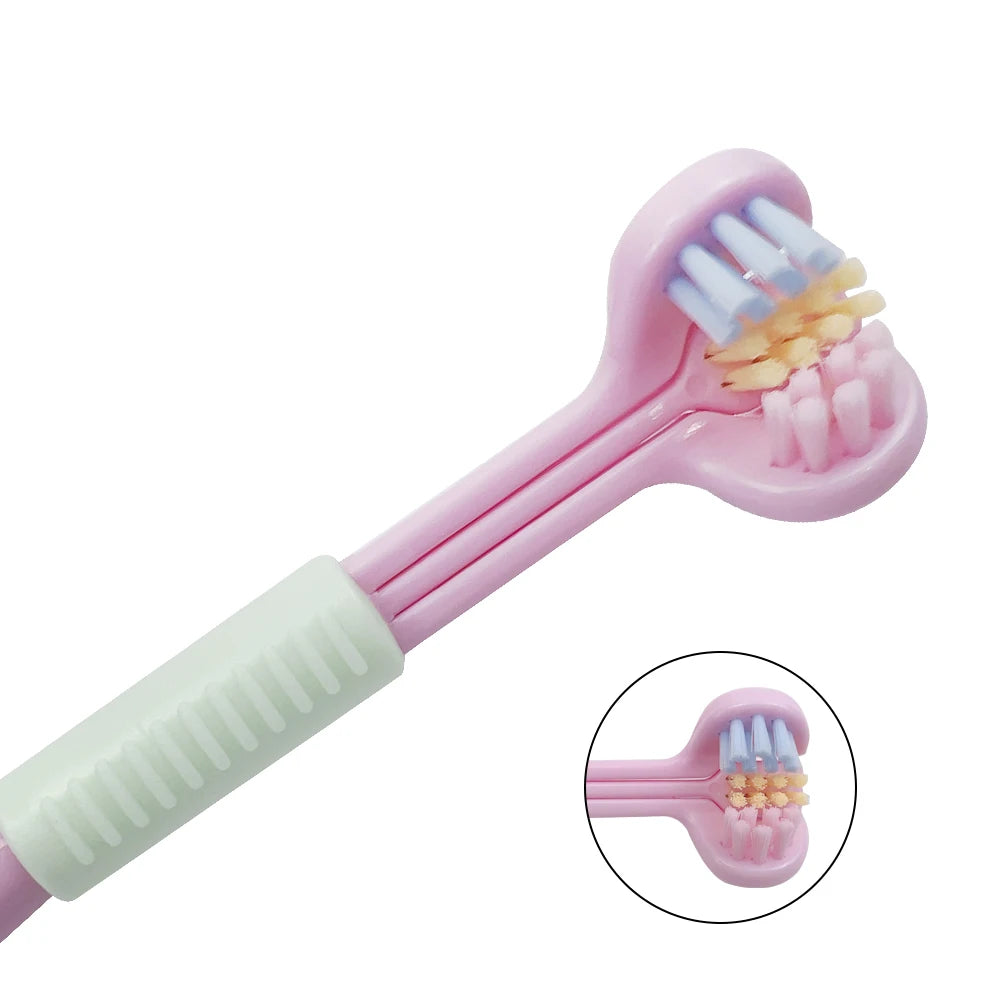 2 Pcs Children'S 3d Soft Bristled U-Shaped Three Sided Toothbrush For 360 Degree Deep Oral Cleaning Teeth Care For Boys Girls