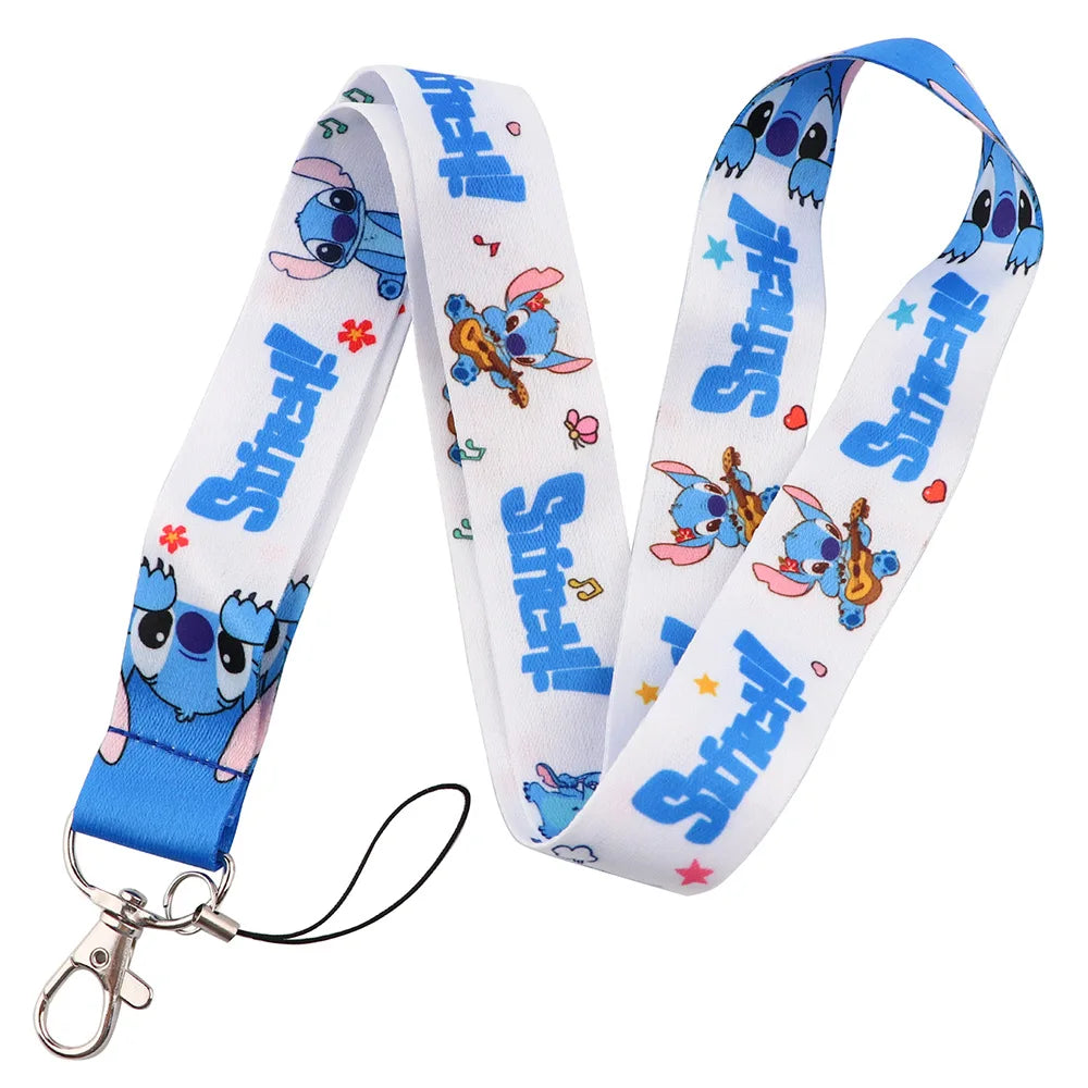 Cartoons Stitch Mickey Minnie Style Mobile Phone Lanyard Boys And Girls Cute Stitch Mobile Phone Straps