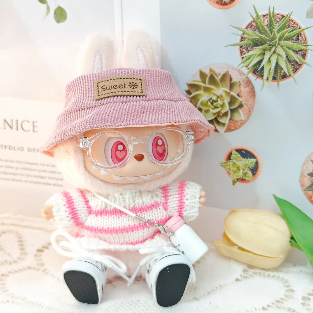 Only Labbubu Clothes Labubu Doll Accessories Kawaii Jewelry Cute Doll Ornament Christmas Gift Creative Labubu Keyring Kids Toys