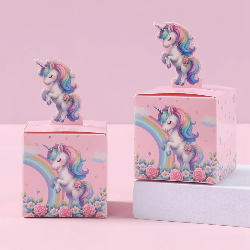 Rainbow Unicorn Disposable Tableware Happy 1st Birthday Party Decorations Kids Unicorn Theme Wedding Baby Shower Girls Supplies