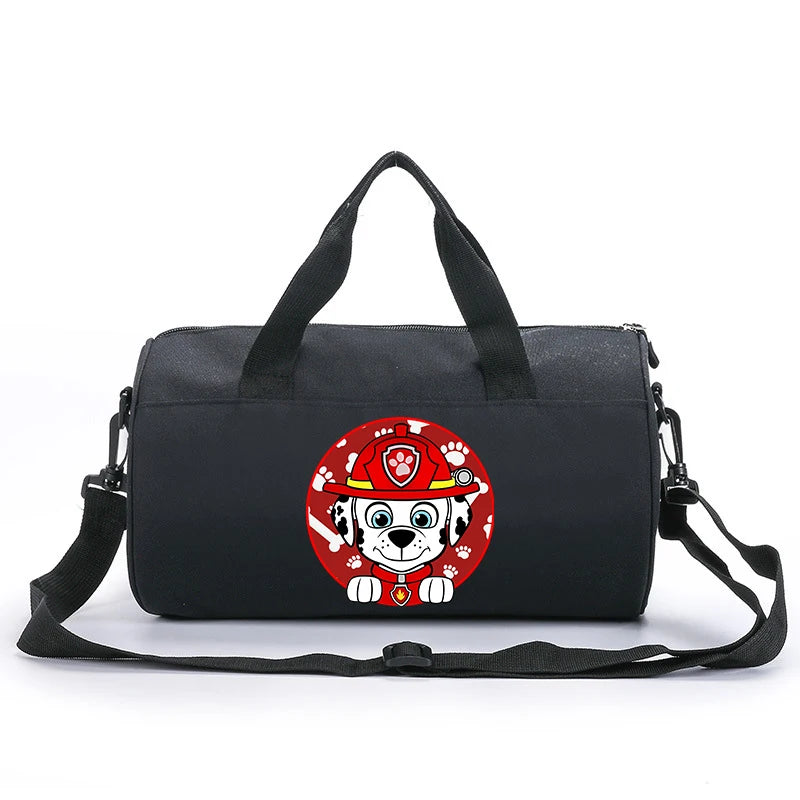PAW Patrols Kids Cute Barrel Duffel Bag Children Anime Printed Travel Bag Boy Cartoon Fashion Luggage Girl Casual Handbags Gifts