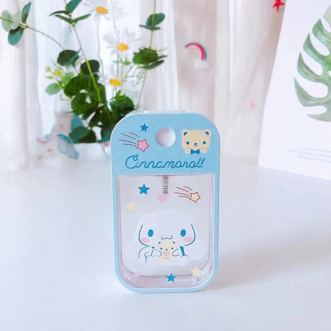 Sanrio Travel Bottle Refillable Melody Hello Kitty Spray Bottle Travel Portable Cinnamoroll Kuromi Pompompurin Bottl Girl Gifts