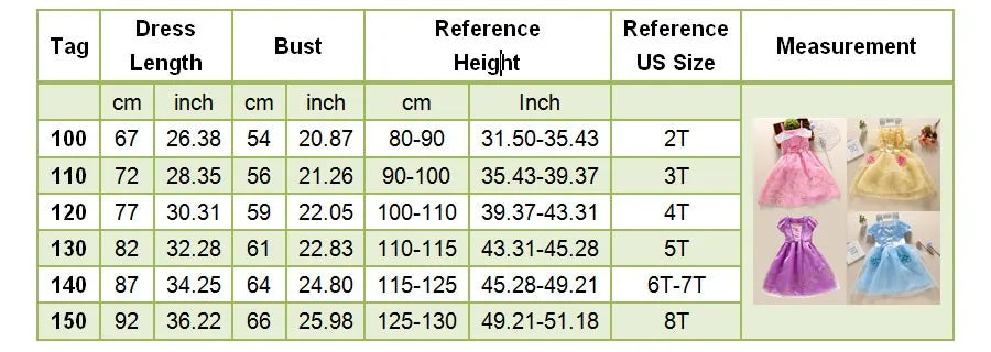 Children Princess Costume Party Fancy Flower Vestido New 2024 Christmas Birthday Carnival Dress Up Rapunzel Belle Disguise Frock