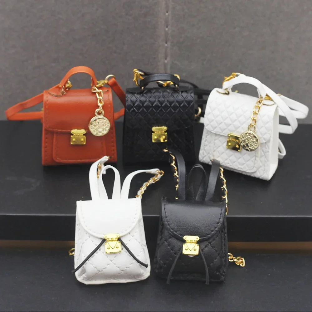 15-17 Cm Labubu Backpack Toy BJD Doll Bag Handmade Set DIY Doll Backpack Replacement Clothing Accessories in Stock