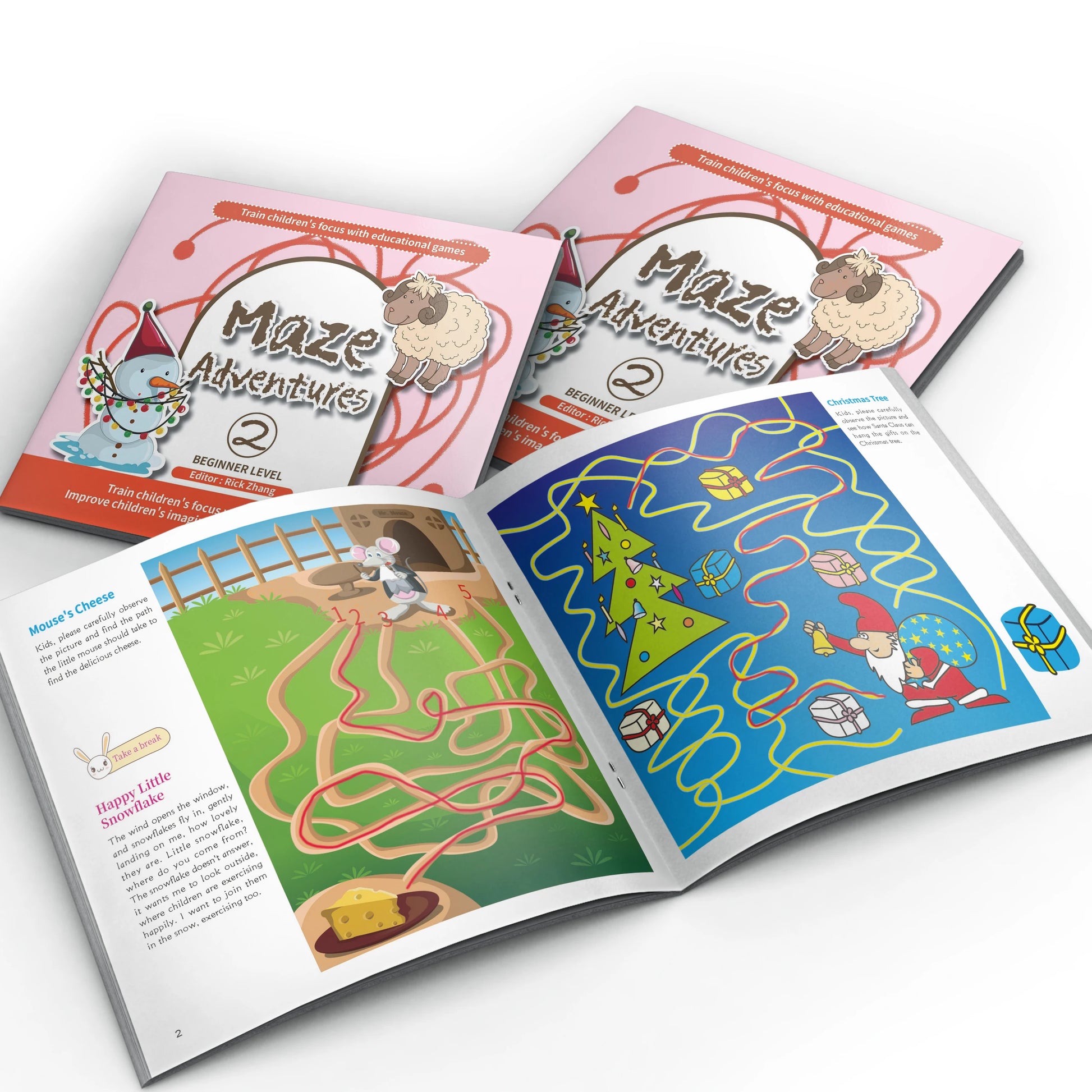 Interactive Maze Puzzle Book for Kids: Fun and Educational Adventures to Enhance Problem-Solving and Critical Thinking Skills