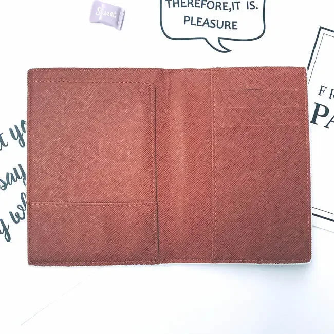 Lovely unicorn girl travel abroad passport bag protective cover waterproof  credit card holder minimalist wallet card wallet