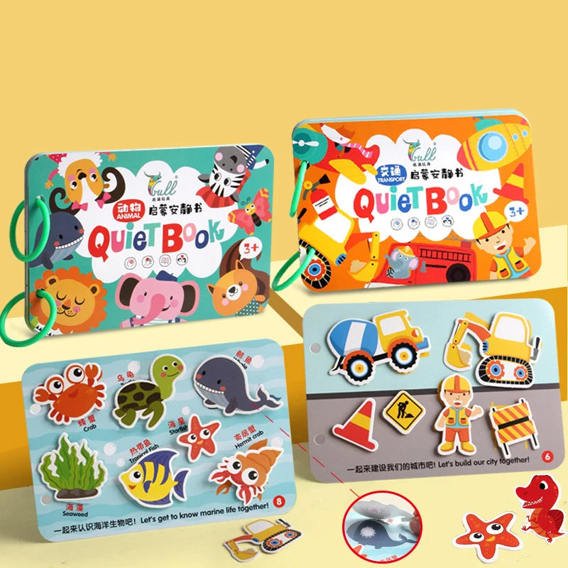 Montessori Busy Book For Kids 2 3 4 Years Preschool Kids Learning Toys Toddlers Activity Book Montessori Baby Toys Book