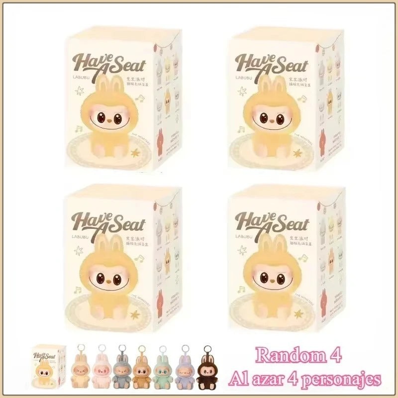 New Labubu Have A Seat Series BIG INTO ENERGY PVC Pendant Doll Model Kawaii The Monsters Blind Box Gift Labubu Macaron 3rd