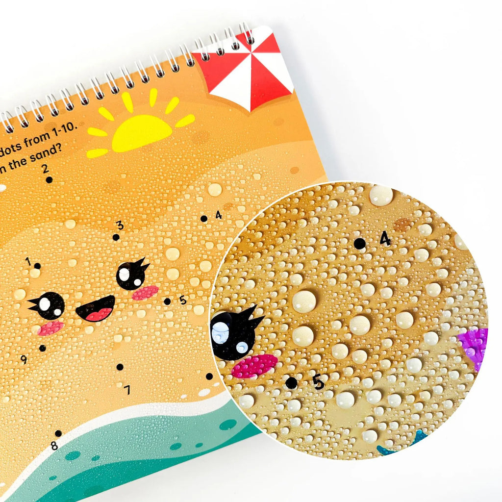 Kids Busy Book Activity Set - Montessori Learning, 14 Themes, Reusable Stickers & Drawing, Gift Box - Early Education Toy