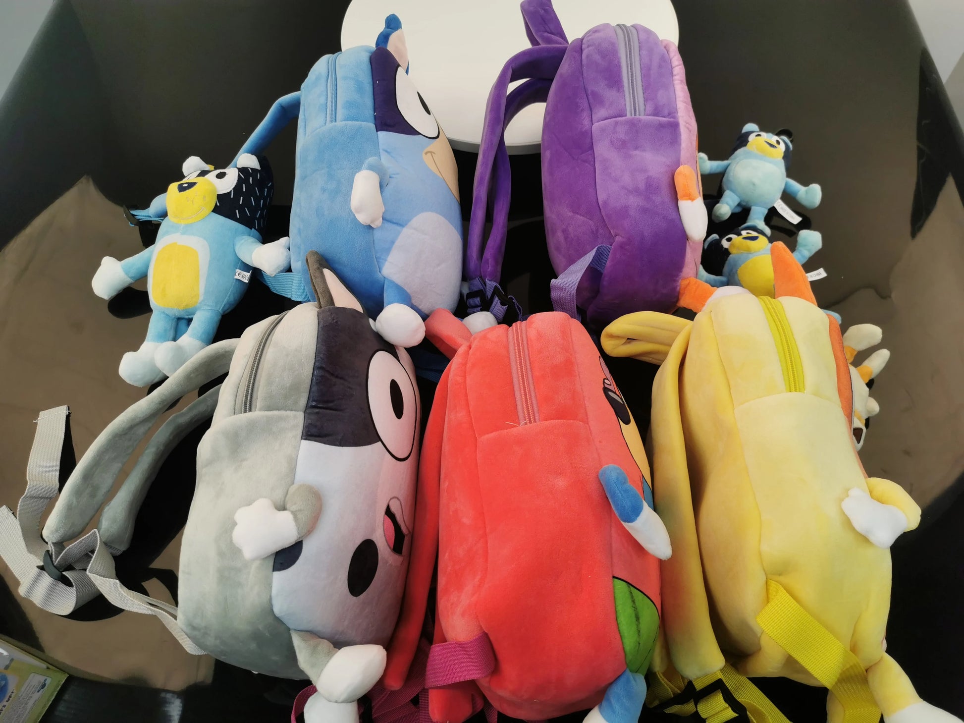 Bluey family  Schoolbag Cartoon Bingo friends Plush Backpack Picnic And Travel Snack Bag bluey pencil case Bingo coin purse gift