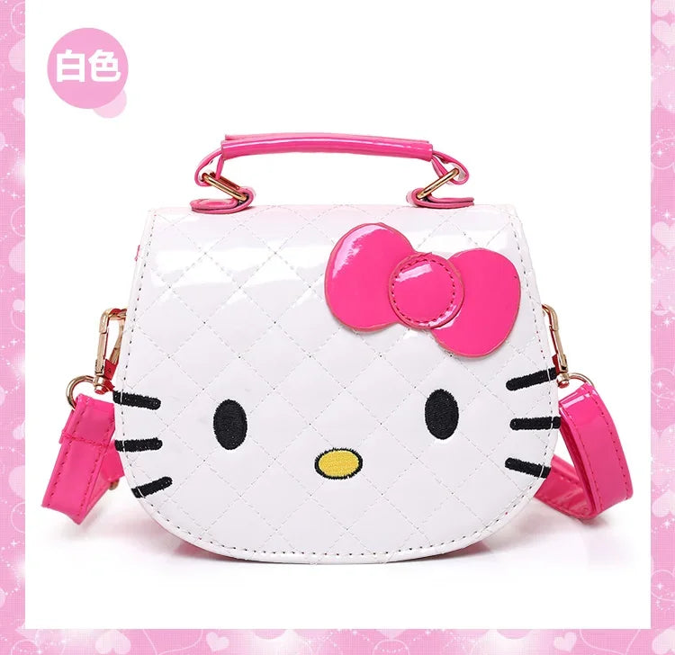New Hello Kitty Girls Shoulder Bags Cute Cartoon Waterproof Messenger Bag Fashion Kids Anime Handbag Gifts Birthday Gifts