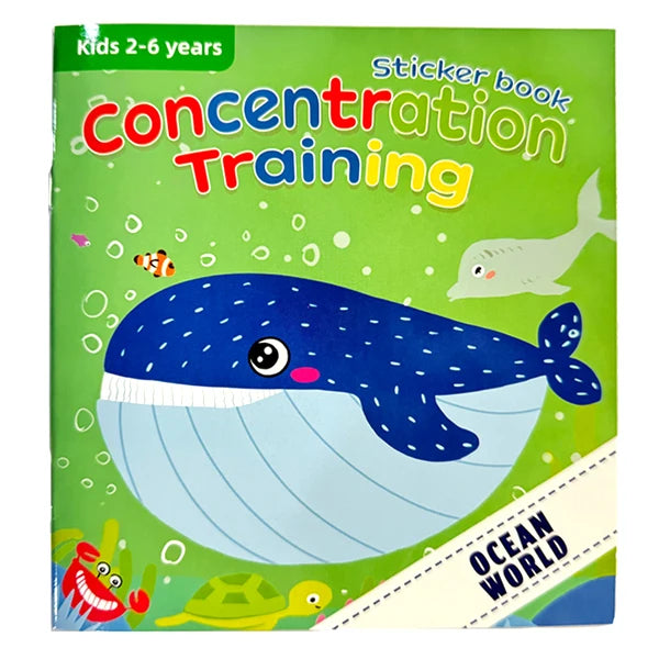 Baby Toys Sticker Book Multiple Scenarios Cartoon DIY Sticker Puzzle Educational Cognition Learning Toys for Kids Age 2-6 Gift