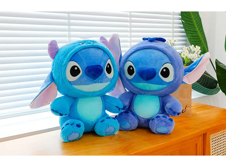 Big Size 55cm Cartoon Plush Toy Dolls Stitch Sullivan Doll Blue Stitch Kids Christmas Pillow Doll Baby Cloth Doll Ornament Gift