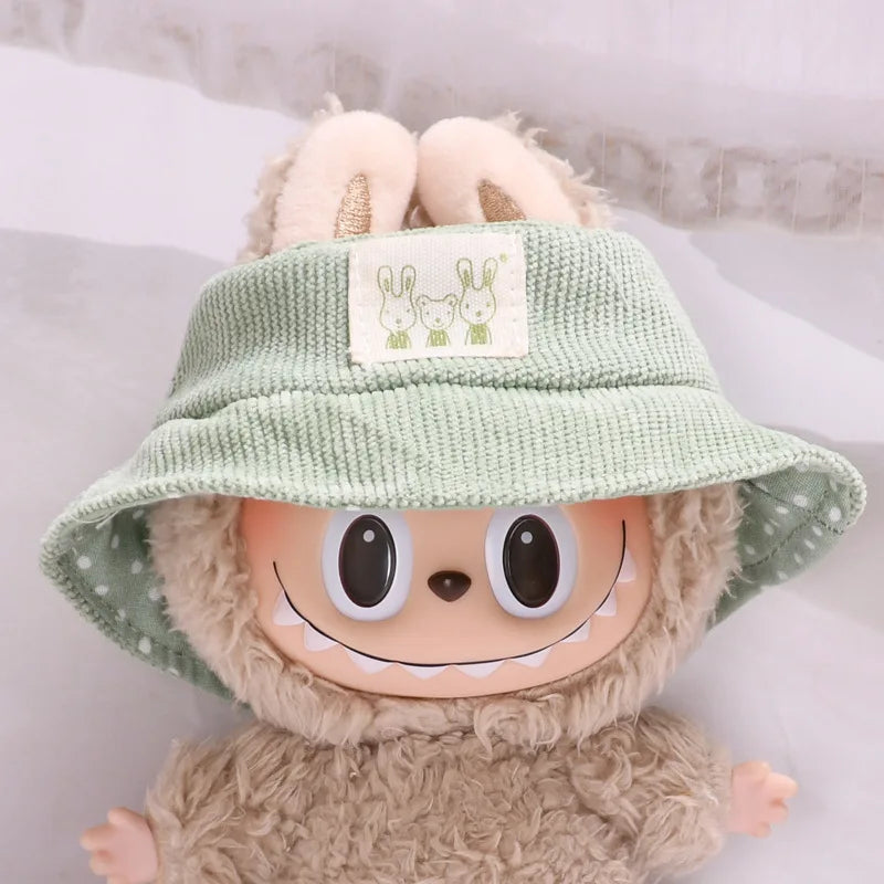 17cm Cute Mini Plush Doll'S Clothes Outfit Accessories For Korea Kpop Exo Labubu Idol Dolls Skirt Hat Clothing DIY Kids Gift