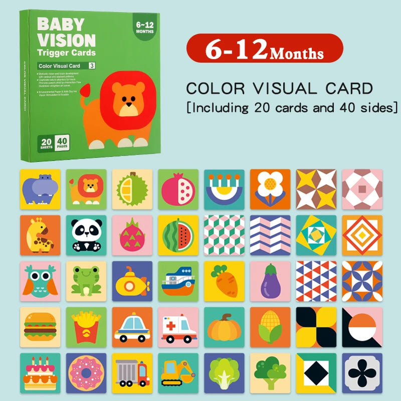 Children's Memory Card Game - Educational Matching Puzzle Toy for Cognitive Development Early Learning Brain Training