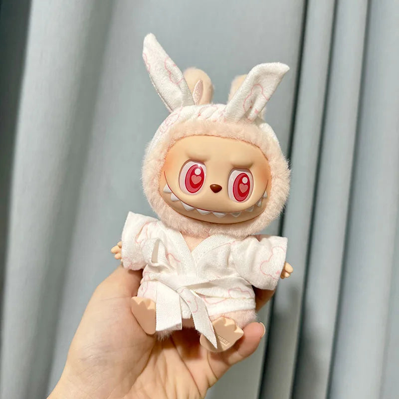 17cm Kawaii Plush Doll'S Clothes Outfit Accessories For Korea Kpop Exo Labubu Idol Dolls Pumpkin Set Clothing DIY Christmas Gift