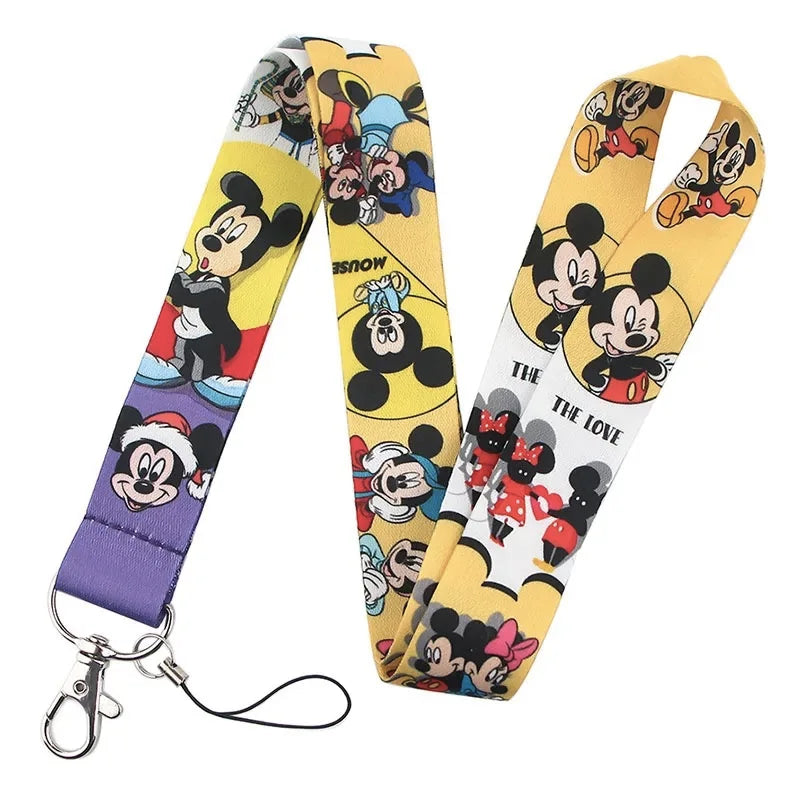 Cartoons Stitch Mickey Minnie Style Mobile Phone Lanyard Boys And Girls Cute Stitch Mobile Phone Straps