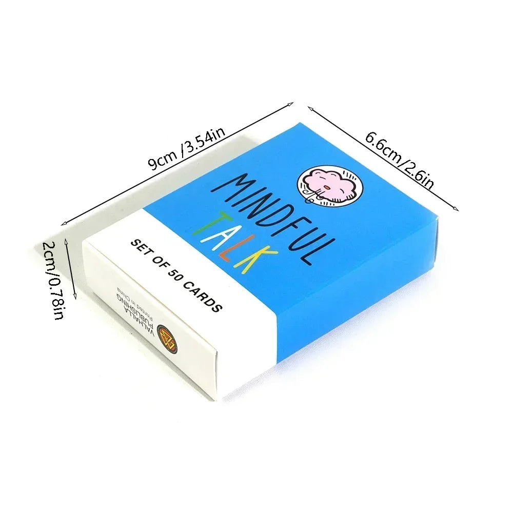 Mindfulness Talk Card Game The School of Mindfulness Game for Kids Mindful Talk Cards for Children and Parents