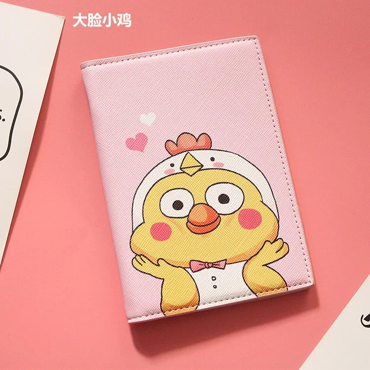 Fashion Men Women Travel Leather Passport Holder Card Case Protector Cover Floral Wallet Bags Flower Passport Cover for girls