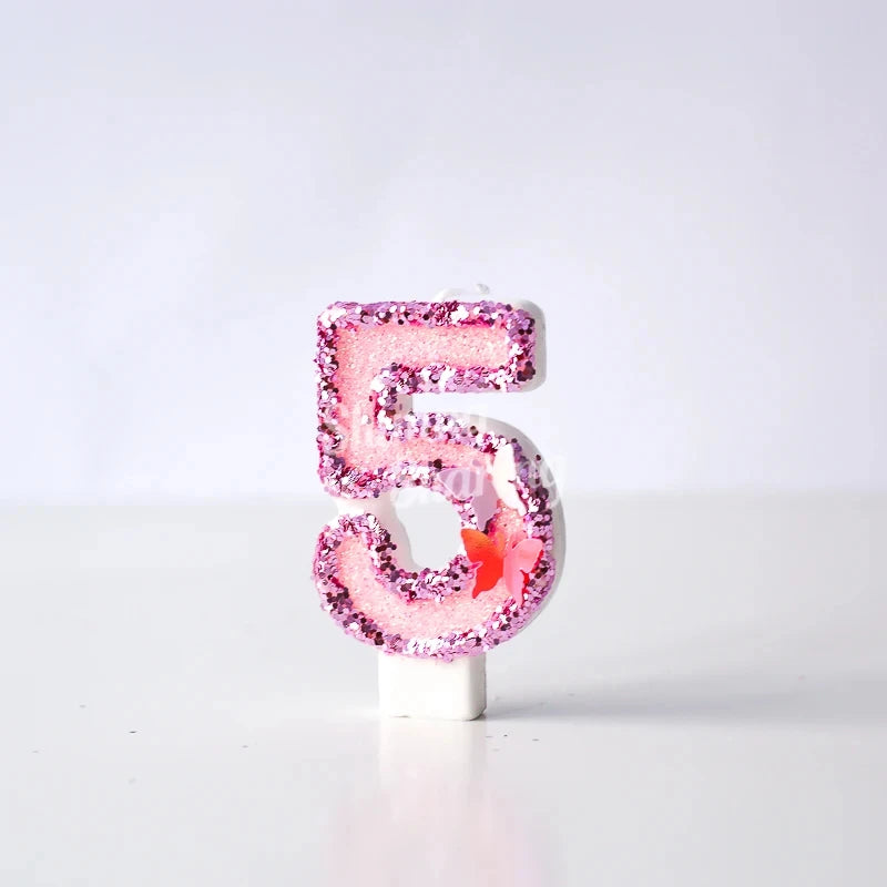 Sparklers Birthday Candle 1 Years Pink Unicorn Original Birthday Candles for Cake Blue Children's Birthday Candle